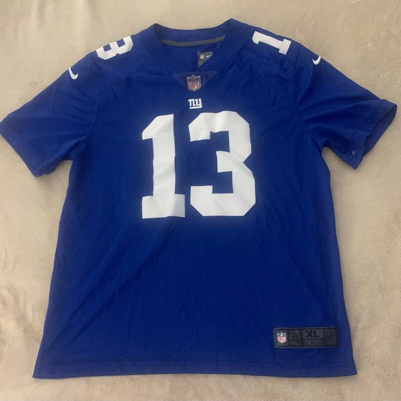 Nike Odell Beckham Jr Royal New York Giants Jersey Blue Jersey Size XL - Picture 2 of 8